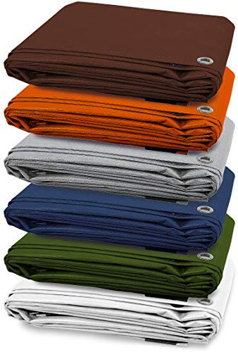 casa pura Tapis de Tente pour Camping et extérieur | Bâche de Tente étanche avec œillets | Impression Universelle pour tentes | Différentes Tailles et Couleurs 1,5x6 m Vert