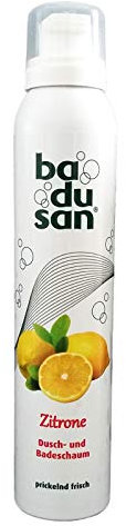 Badusan Duschschaum Zitrone 200 ml, Badeschaum, Duschgel, Duschbad, pH-hautneutral