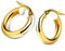 Orovi Damen Ohrringe Gelbgold Creolen 18 Karat (750) Gold