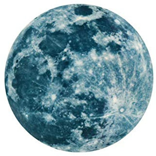 Wandaufkleber Vimoli 3D Große Fluoreszierende Mond Wand Abnehmbare Aufkleber Glow In The Dark Aufkleber Nachtleuchtende Schlafzimmer Wohnzimmer Wand Heißer (B1)