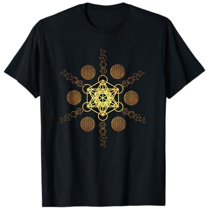 Metatrons Würfel Blume des Lebens T-Shirt