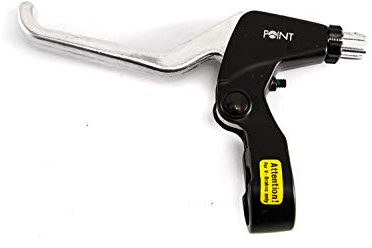 Fahrrad POINT ALHONGA Bremshebel 3-Finger V-Brake Bremsgriff Links Schwarz/Silber B-Ware