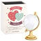 Maverton Glas-Globus - mit gravierter Weltkarte - in personalisierter Box - Kristallglobus - Weltkugel - Briefbeschwerer - Geschenke für Paare - Herzen