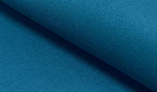 STOFFBOOK EDEL 5MM DICK BASTELFILZ DIY FILZ STOFF DEKORATION TASCHEN (Türkis, 100x45cm)