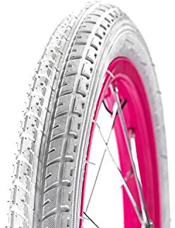 14 Zoll Fahrrad Reifen 47-254 Kinderrad Roller Laufrad 14x1.75 Weiss B-Ware
