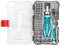 TOTAL - Multi-bit Screwdriver Set | 41 Bits & 9 Sockets | Ratchet Handle for Easy Use | Ideal for DIY & Repairs | Includes Flat, Phillips, Torx Bits | Metallic Silver, Chrome Vanadium