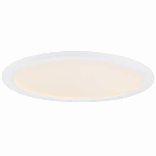 Maxim Lighting 58740WTWT Wafer - 32W 1 LED Round Flush Mount in Modern Style-0.5 Inches Tall and 22 Inches Wide