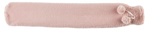 Warmies Hot Water Bottle Pink Fur Fleece Cover, Long Wearable Hot Water Bottle