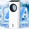 BeiLiHe Evaporative Coolers for Home, 80W/110W Air Cooler 4-IN-1 Tower Fan/Cooling/Humidifier/Air Purifier Conditioner Bladeless Oscillation 8H Timer Remote Control w/6 Ice Crystal Room Office