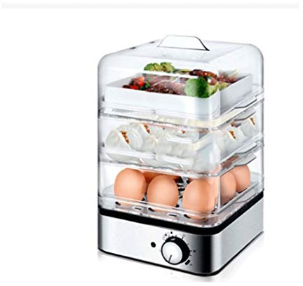 EXENXA 220V 360W Household Electric Multifunctional Egg Cooker for Up To 8 Eggs Boiler Steamer Cooking Tools Kitchen Three Layers