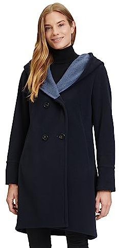 Gil Bret Damen Wolljacke mit Kapuze Dunkelblau,36