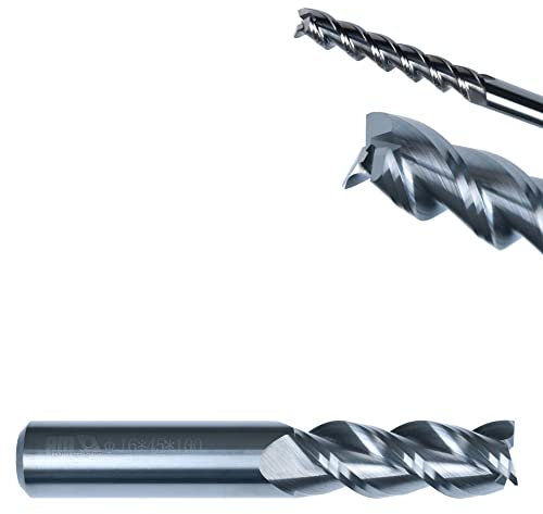VHM Fräser Schaftfräser Alu & NE Metalle Alufräser - Ø5x 13/50mm SchaftØ 6mm