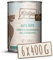 MjAMjAM - Premium Nassfutter für Hunde - purer Fleischgenuss - gute Pute pur 400g, 6er Pack (6 x 400g), naturbelassen mit extra viel Fleisch