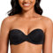 MELENECA Women’s Heavy Padded Convertible Multiway Underwire Push Up Strapless Bra Black 36DD