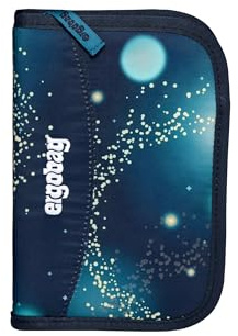 ergobag 22er Set Buntstifte LYRA Buntstifte, Stundenplan, Münzfach, Lineal, Space Travelbear - Dunkelblau, Einheitsgröße für alle, Kreativ und organisiert