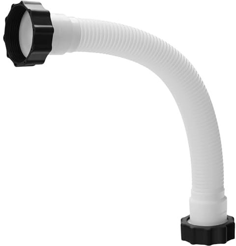 Fiorky 11535 Poolfilterpumpenschlauch 16 Zoll Ersatzschlauch for Intex Pool-Sandfilterpumpen Salzwassersysteme