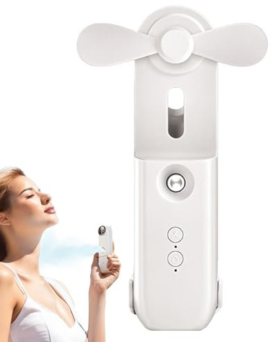Ventilador de pulverización de agua,Ventilador con niebla - Ventilador personal de mano Mister | Ventilador de refrigeración Mister, ventilador pequeño, ventilador de niebla de agua pulverizada para v