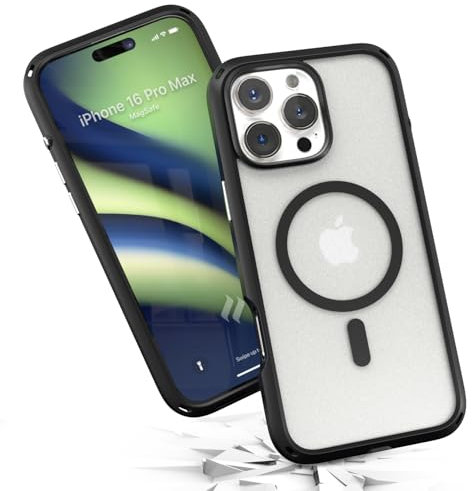 Catalyst Influence Case for iPhone 16 Pro Max, Military Grade Drop Protection Slim Case for iPhone 16 Pro Max with Wrist Lanyard, Compatible with Magsafe, Crystal Clear Back Protective Case Cover