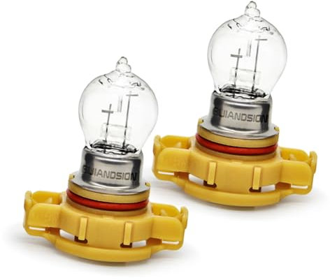Ruiandsion PSX24W Halogenlampen für Tagfahrlicht, 12 V, 24 W, warmweiß, Nebelscheinwerfer, nicht polarisiert