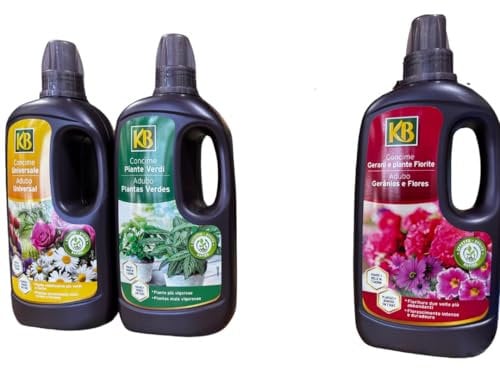Offerta! concime universali Kb 1lt più concime per piante fiorite kb 1lt e in omaggio un concime da 1lt per piante verdi