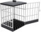 Phone Cage with Lock Key, Cell Phone Jail Lock Box, Phone Addict, Funny Novelty Gadget 15x19x13cm (Black and Grey)