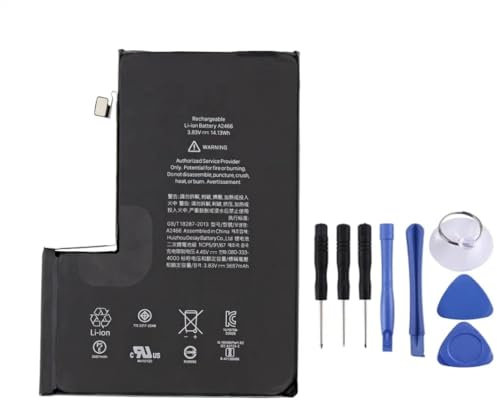GDDGFVKV A2466 Les Batteries de téléphone sont adaptées pour i Phone 12 Pro Max A2342 A2410 A2411 A2412 3,83V 14,13Wh 3687mAh