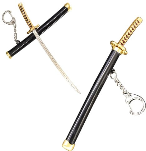 YUBEIER Katana Anime schlüsselanhänger Anhänger,Cartoon Anime Schlüsselanhänger für Kinder,Mädchen,Jungen,Schlüsselanhänger Geburtstagsgeschenk, Rucksack,Zubehör,Geldbörse,Autoanhänger