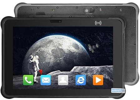 Kayoote Tablet robusto Android 13 12000mAh 10.1 pollici HD 8GB+256GB impermeabile Tablet PC, fotocamera 5MP+13MP Octa-Core 4G LTE GPS Heavy Duty Industrial Outdoor Tablet, BT5.1/WiFi 5/GPS/OTG/NFC -