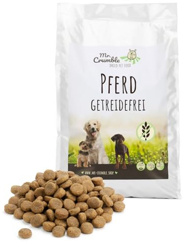 Mr. Crumble Hundefutter trocken Pferd getreidefrei Adult Alleinfutter 2X 15 kg