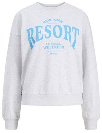 Jack & Jones Jxmerle Spring RLX Short Ls Crew SWT Ln