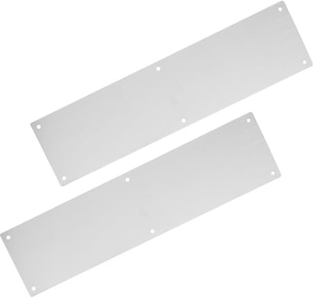 Tofficu Battiscopa in Acciaio Inossidabile Per Porta Piastra Rinforzo Per Porta Esterna e Protezione Da Graffi e Urti Per Pannelli