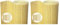 VOUNOT® Canisse en PVC Brise Vue Ultra Renforcé avec Attaches de Fixation Double Face pour Jardin Balcon et Terrasse Résistante à la Corrosion et aux Intempéries 80x300cm Beige (Lot de 2)