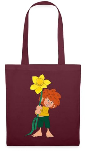 Spreadshirt Pumuckl Design Mit Gelber Blume Stoffbeutel