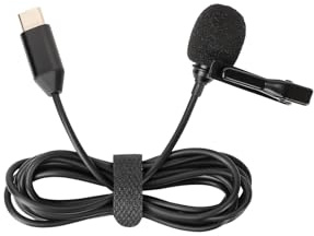 LZHUKOZ Drohnen Zubehör Für Lavalier-Mikrofon Für Insta360 Ace Pro Professinal Exrernal für Mic Für 360 Aufnahme für Typ-C Interface