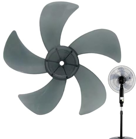 Zetqhuu Aspa De Repuesto Para Ventilador De Pie - Pieza de soplador eléctrico de aire - con Tapa Tuerca y Aspa para Ventilador Habitación - Adecuado para mesas, paredes, dormitorios, salones, hogares,
