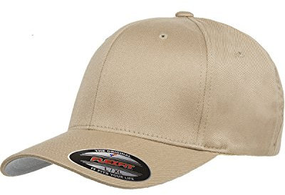 Flexfit Herren Baseball Cap Braun Khaki Small/Medium
