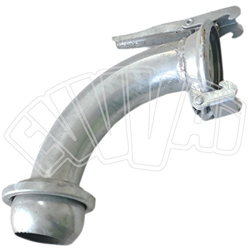 CURVA A 90 GRADI SFERICA DIAM 80 MM ZINCATA TUBO ACQUA IRRIGAZIONE AGRICOLTURA