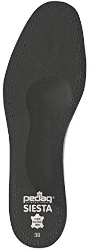 Pedag Siesta - das Flexible Fußbett sorgt für Frische in jedem Schuh (Gr. 35-46) + Rema Einlagenbeutel (40, Schwarz)