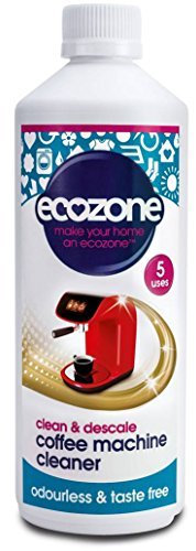 Ecozone Coffee Machine Cleaner and Descaler 500 ml - 5 Applications per bottle by Ecozone
