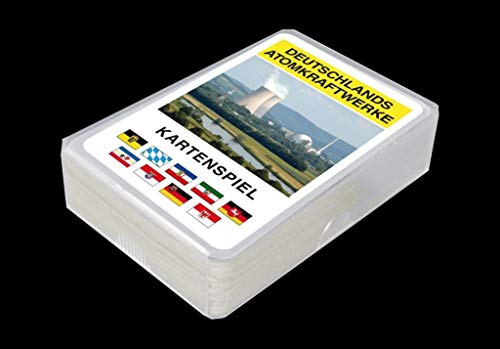 Deutschlands Atomkraftwerke: Das Quartett-Spiel mit 32 AKWs aus Deutschland - spielend das Thema Atomkraft erfahren!