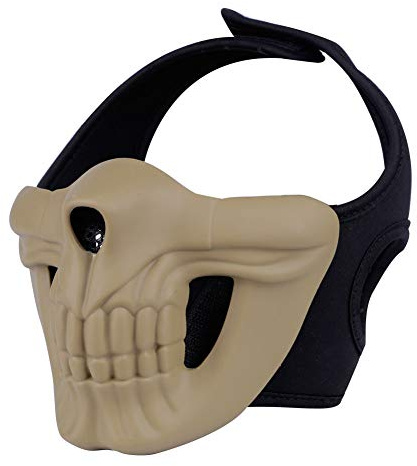 Taktische Airsoft Paintball-Masken-Tarnungs-Halloween-Partei Cosplay halbe Gesichtsmaske