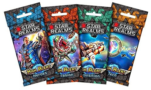 White Wizard Games Star Realms Deckbuilding Game - High Alert Display - EN