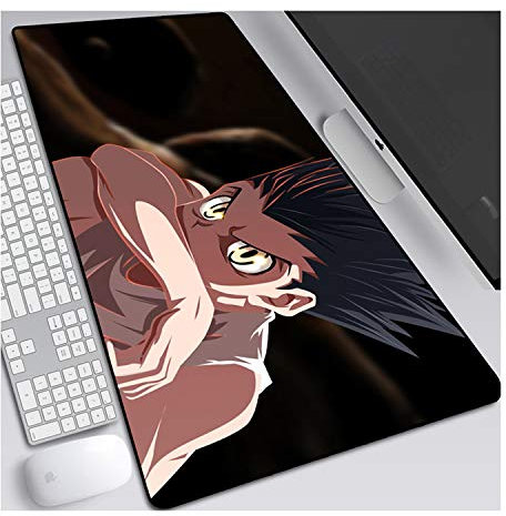 ITBT Hunter Tappetino per XXL Mouse da Gioco - Gaming Mousepad Extra Grande 900 x 400mm - Pad 3mm con Base in Gomma Antiscivolo - Spessore 3mm Anime Tappetino Mouse, H