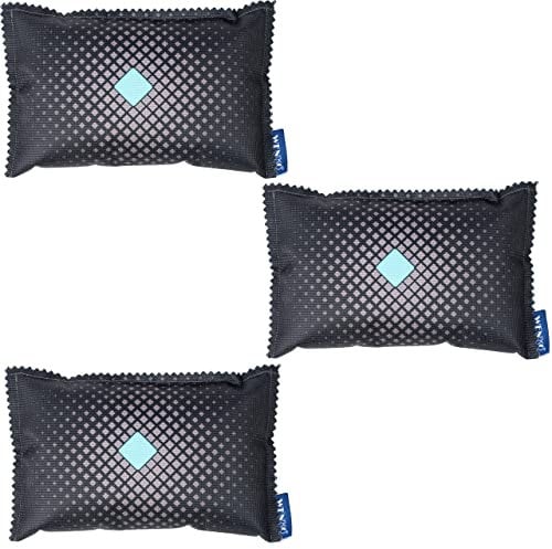 WENKO Raumentfeuchter 350g, 3er Set Feuchtigkeitskiller Feuchtigkeits-Stopper reduziert Schimmel & Gerüche Auffangschale Raumentfeuchter nachfüllbar Luftentfeuchter ohne Strom