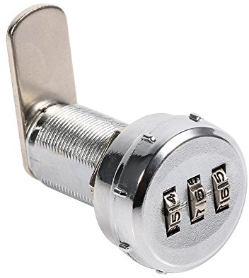 Alvinlite Cerradura con contraseña Cerradura codificada de Seguridad Cerradura de Leva de combinación para Cerradura de Armario Caja de Seguridad Segura para Archivos y cajones(17~23 milímetro)