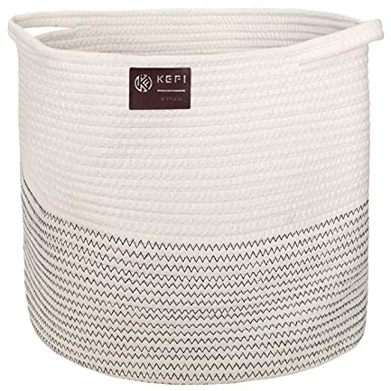 KEFI animals Basket Aufbewahrungskorb für Hundespielzeug, Rundschreiben Aufbewahrungsbox für Hundespielzeug, Hundemäntel, Hundekleidung, Hundebekleidung und Zubehör