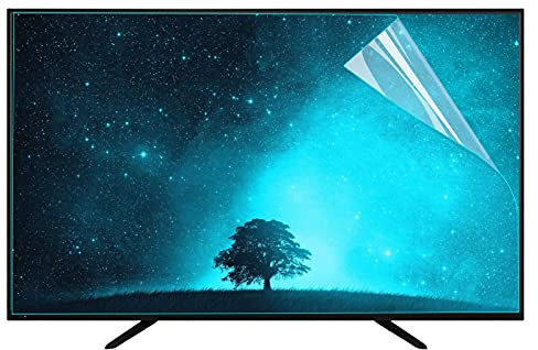 JANEFLY Film Protecteur D'éCran De TéLéVision LCD, LumièRe Anti-Bleue Protecteur D'éCran TV Mat Protection des Yeux pour Moniteur TV 32-75 Pouces Et éCran Incurvé,75in(1645×931mm)