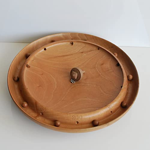 Roulette Valdostana de madera de nogal 39 cm (pieza única)