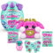 Rainbocorns Puppycorn Bow Surprise, Puppycorn Series 3, Rocket The Pink Karmo - Peluche Coleccionable - 5 Capas de sorpresas, despegar y revelar corazón, calcomanías, Limo, a Partir de 3 años (Pink