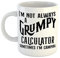 Just The Shirt Personalised I'm Not Always A Grumpy Calculator Sometimes I'm Camping White Mug